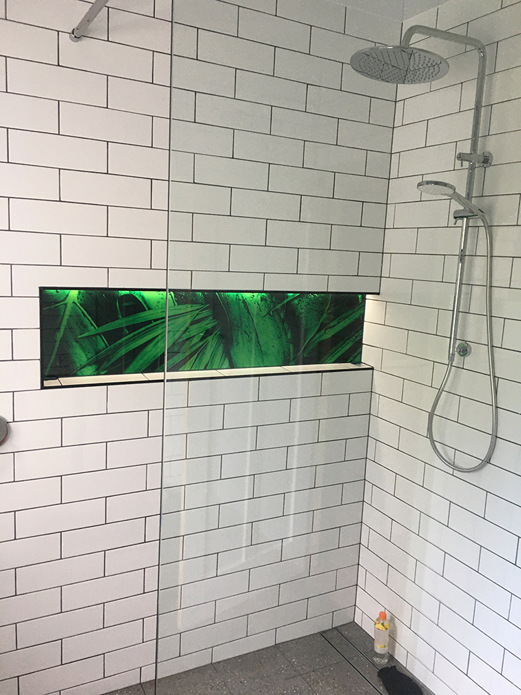 Read more about the article Glass Shower Shelf